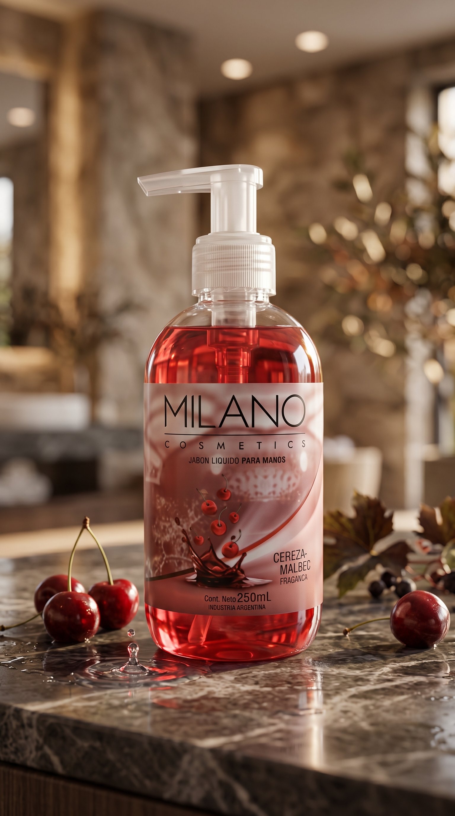 Jabon Liquido 250 ML Milano  By Saphirus